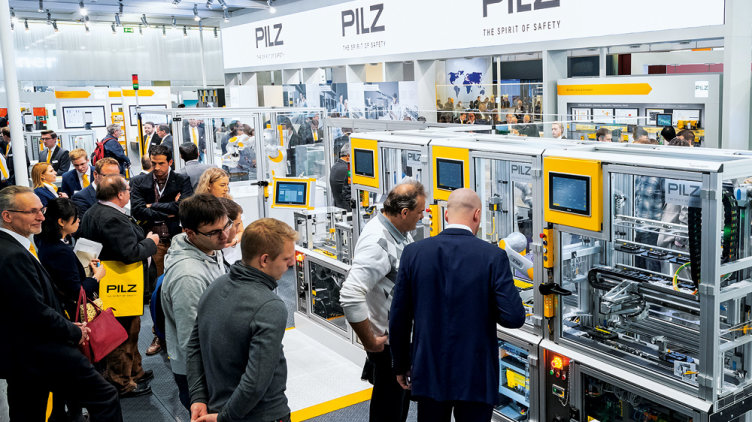 Pilz en la Feria de Hannover 2019, pabellón 9, stand D17- Automatización conforme al  Spirit of Safety 